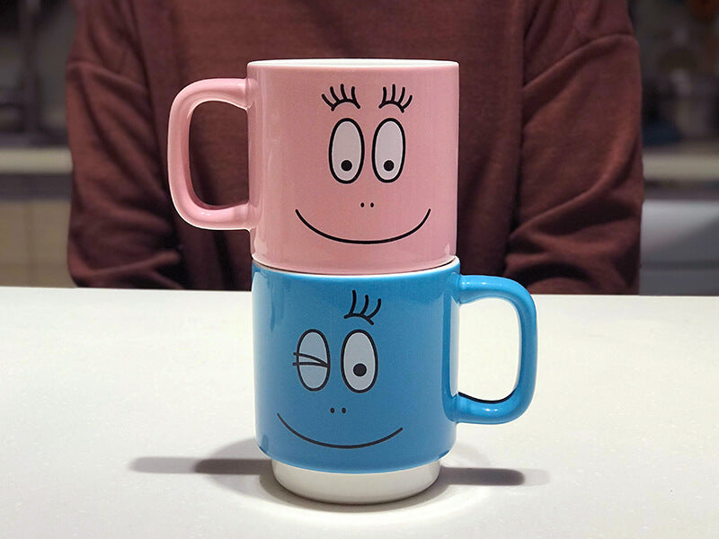 Barbapapa Family Mart Limited 2 Ceramics Tea Cup Mug Set