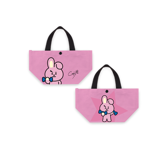 Line Friends x BTS BT21 Taiwan Family Mart Limited 12" Canvas Tote Bag Cooky ver