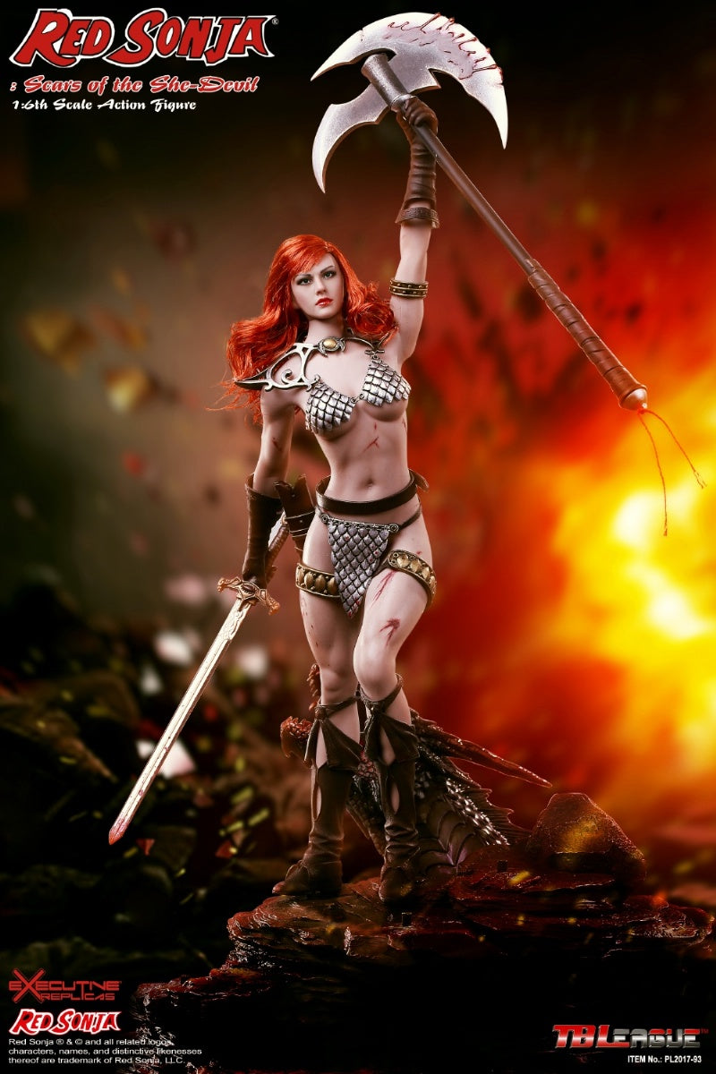 Phicen 1/6 12" PL2017-93 Red Sonja Action Figure