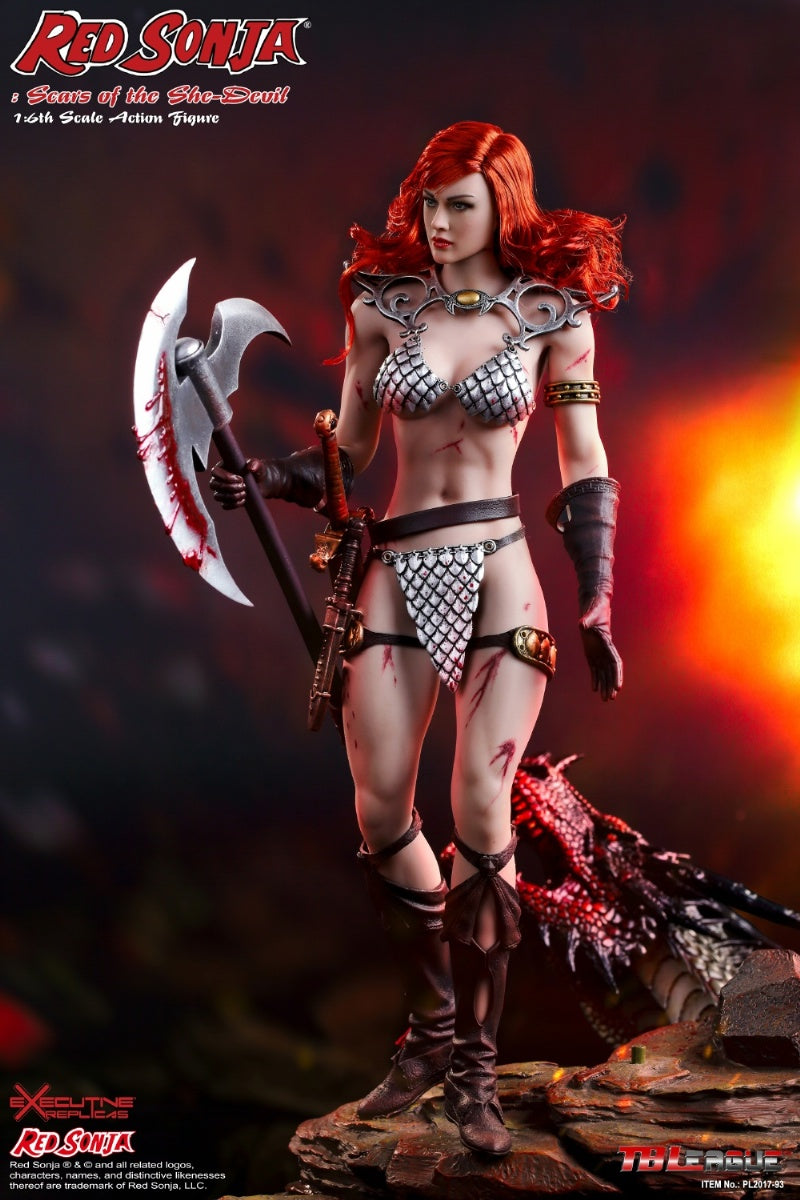 Phicen 1/6 12" PL2017-93 Red Sonja Action Figure