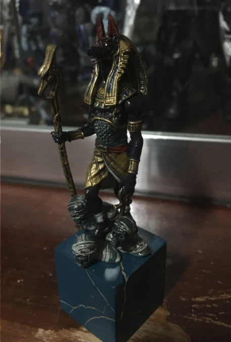 Yanoman Demon's Chronicle Part V 5 Egyptian Gods Anubis Chess Figure Used