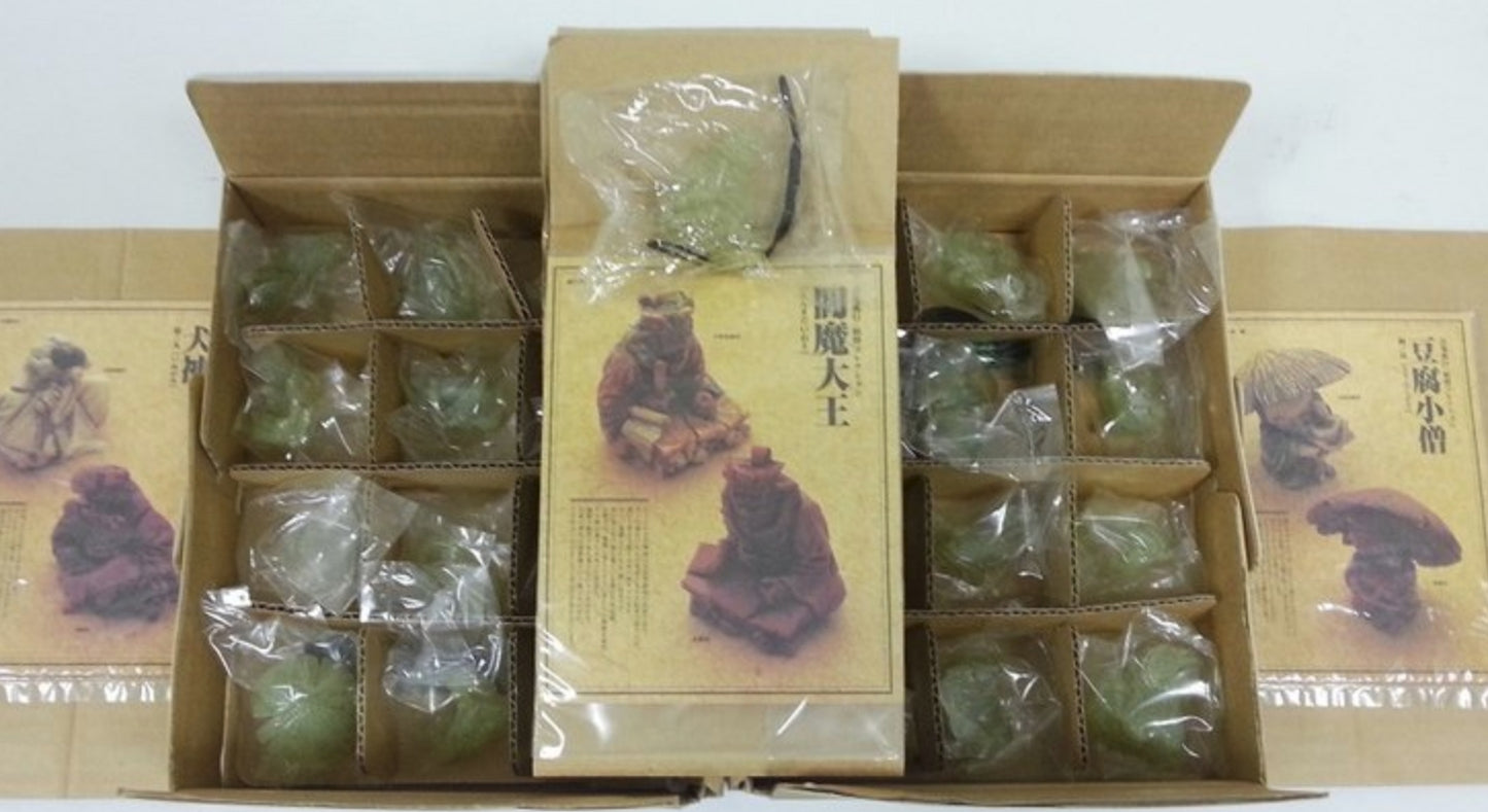 Kaiyodo Takayuki Takeya Hyakki Yako Monster Night Specter Netsuke The Book Of Yin & Yang Limited Edition Jade Ver 24+1 Secret 25 Trading Figure Set