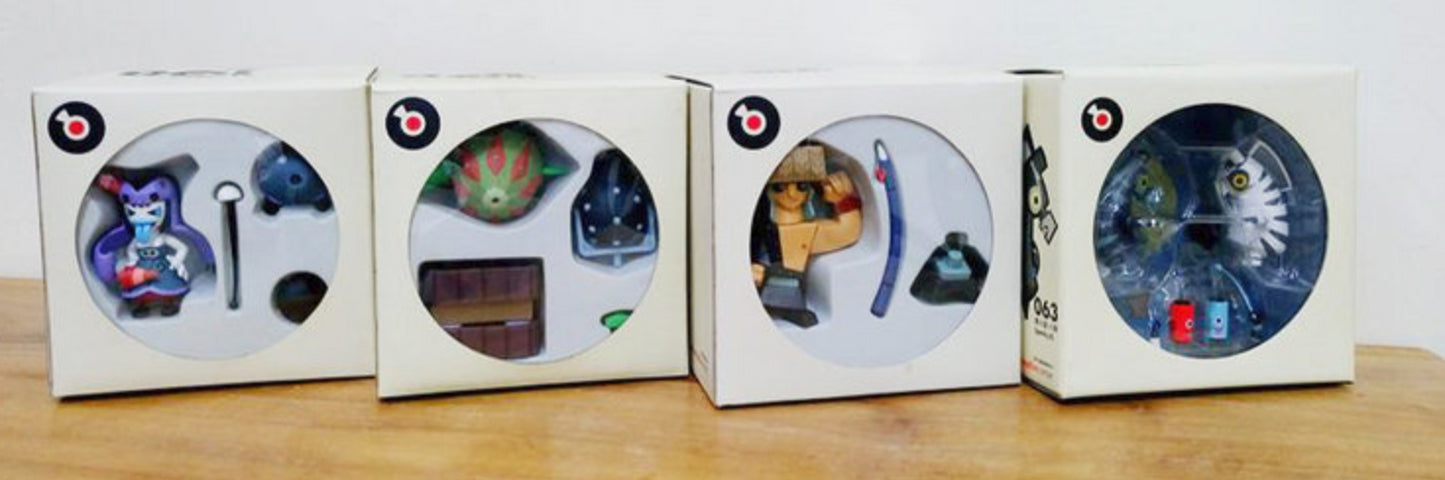 Gamania Creative Center Hero 108 4 3" Vinyl Figure Set