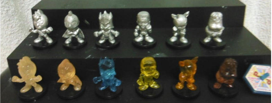 Vintage Kinnikuman Gashapon 13 Chess Collection Figure Set
