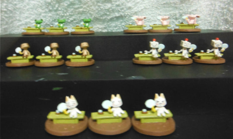 Namco Doko Demo Issyo Sony Cat Toro Inoue Character 15 Mini Trading Figure Set