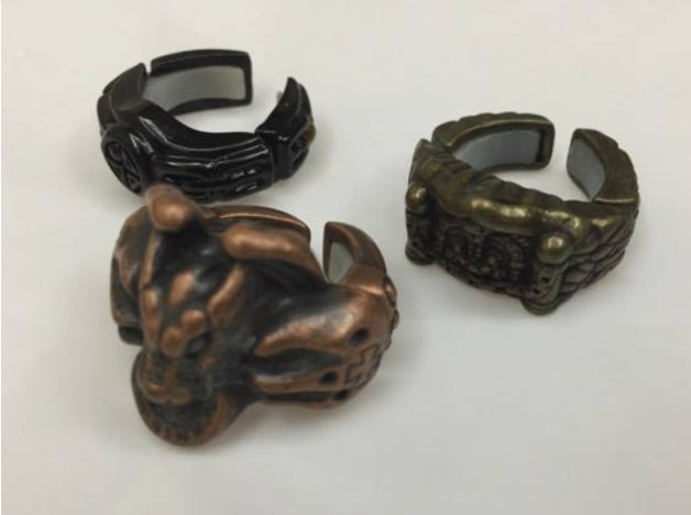 Konami MÄR Marchen Awakens Romance 3 Secret Rings Figure Set Used A