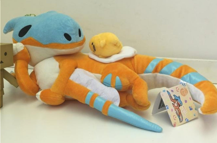 Capcom Monster Hunter Tigrex x Sanrio Gudetama Plush Doll Figure