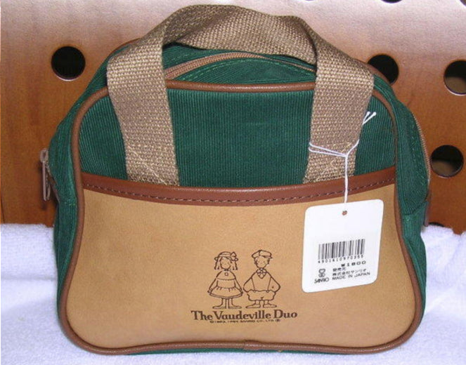 Sanrio 1994 The Vaudeville Duo Eddy & Emmy 7" Hand Bag