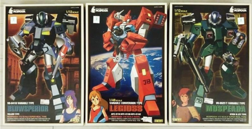 Imai 1/12 Genesis Climber Mospeada Variable Type Blowsperior Legioss Mospeada 3 Plastic Model Kit Figure Set