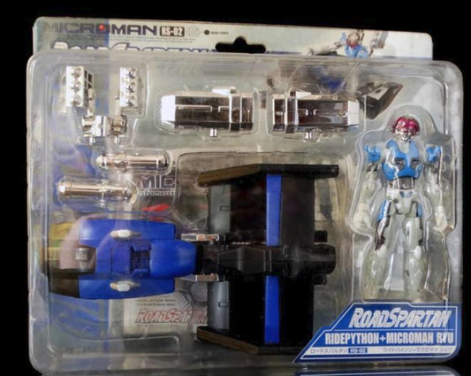 Takara Microman Micronauts Road Force Spartan RS-02 Ridepython Ryu Figure