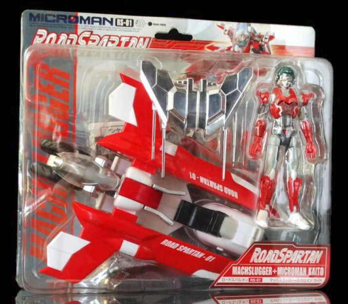 Takara Microman Micronauts Road Force Spartan RS-01 Machslugger Kaito Figure