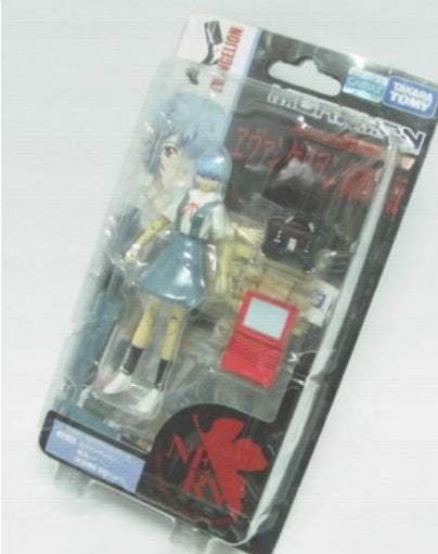 Takara 1/18 Microman Micro Action Series MA-40 Evangelion Rei Ayanami School Uniform Ver Figure