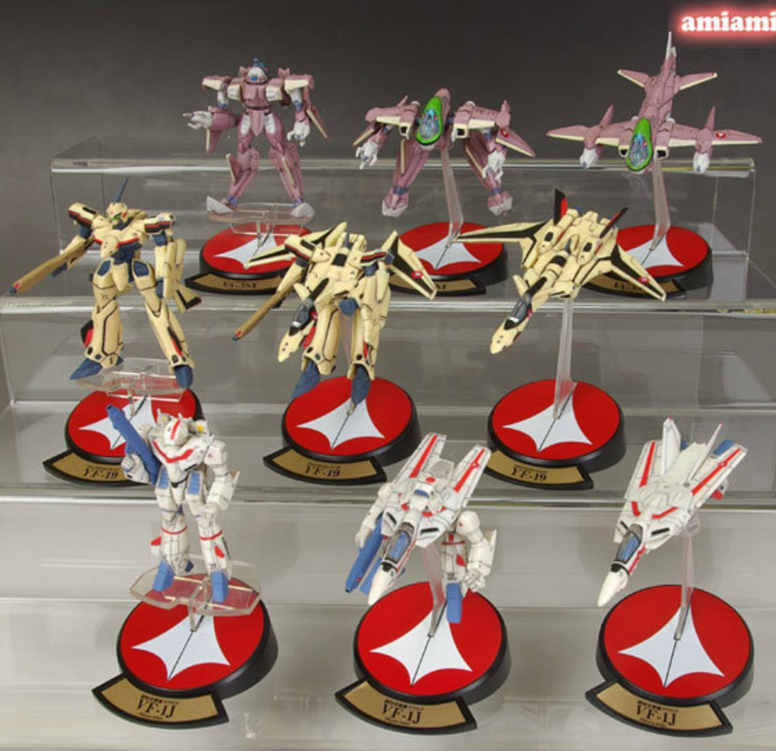 Yamato 1/200 Robotech Macross VFC Variable Frontiers Collection 9 Trading Figure Set