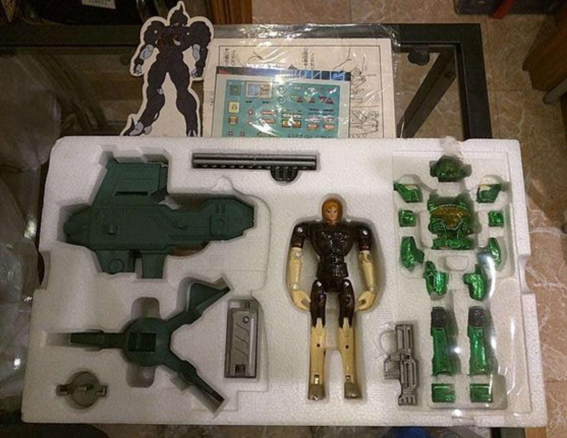 Sega Sonic Soldier Borgman Chuck Sweagar Action Figure Used