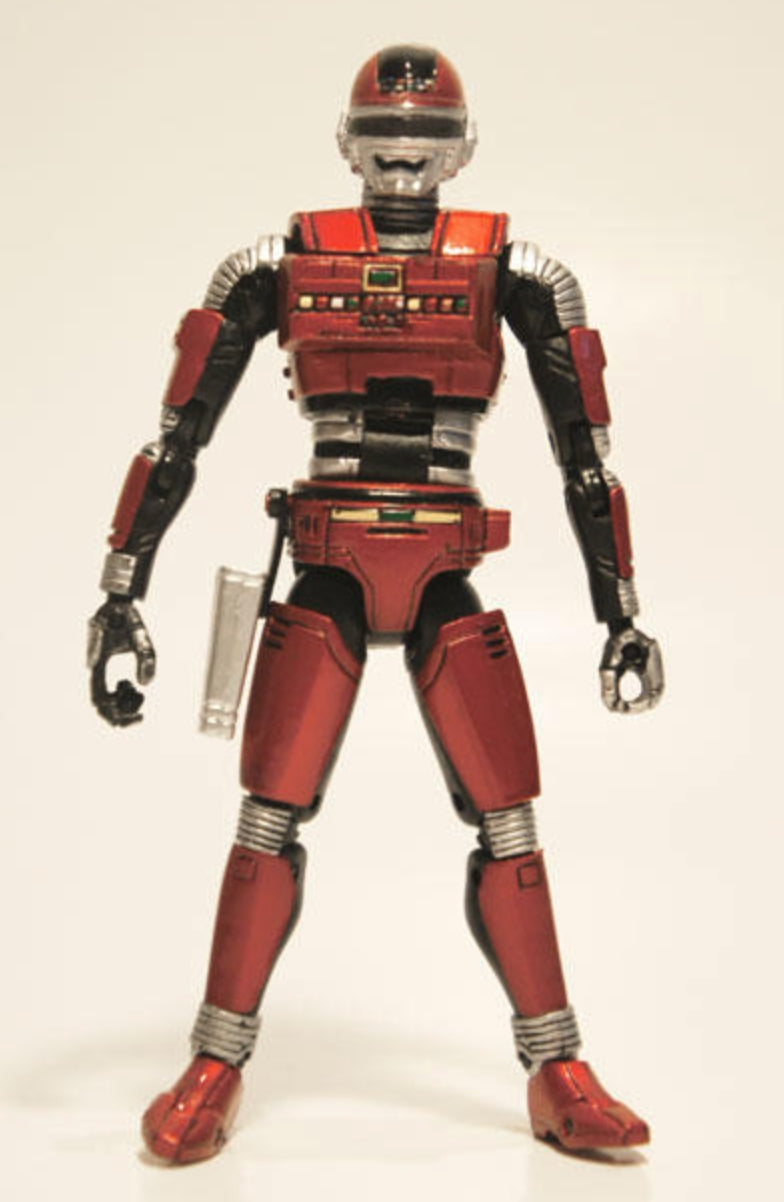 Bandai Chogokin Souchaku Henshin Series Metal Hero Series Space Sheriff Sharivan GD-95 Action Figure Used
