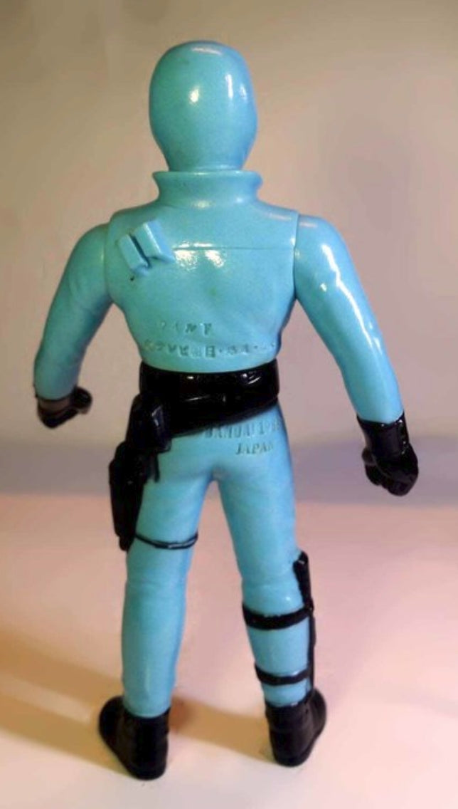 Bandai 1988 Metal Hero Series Sekai Ninja Sen Jiraiya Rainin wairudo 4.5" Trading Figure Used