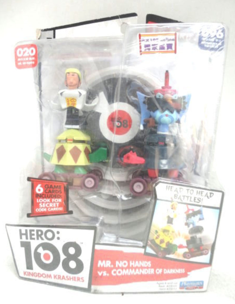 Hero 108 Kingdom Krashers 020 096 Mr. No Hands vs Commander Of Darkness Trading Figure