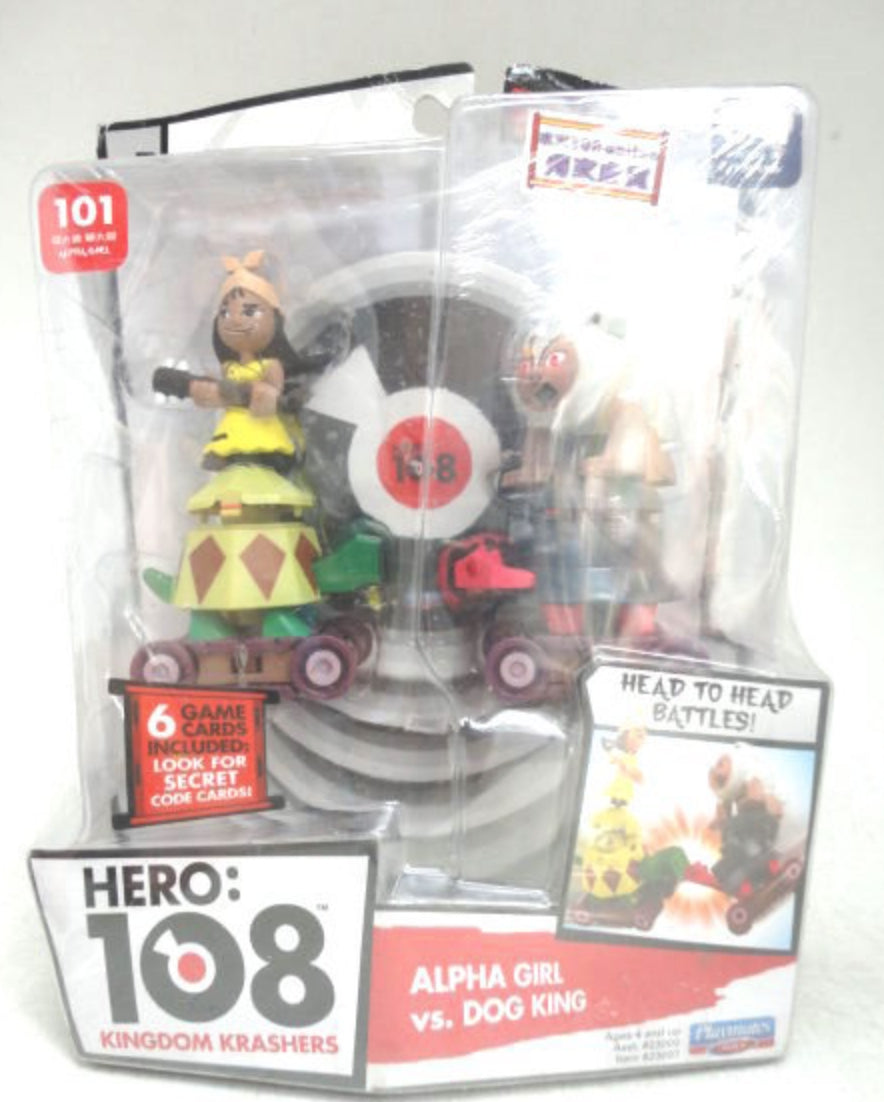 Hero 108 Kingdom Krashers 101 041 Alpha Girl vs Dog King Trading Figure
