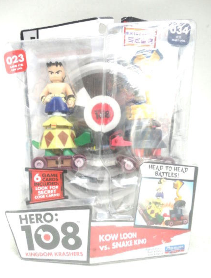Hero 108 Kingdom Krashers 023 034 Kow Loon vs Snake King Trading Figure