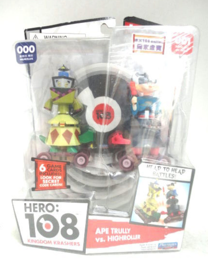 Hero 108 Kingdom Krashers 000 001 Ape Trully vs Highroller Trading Figure