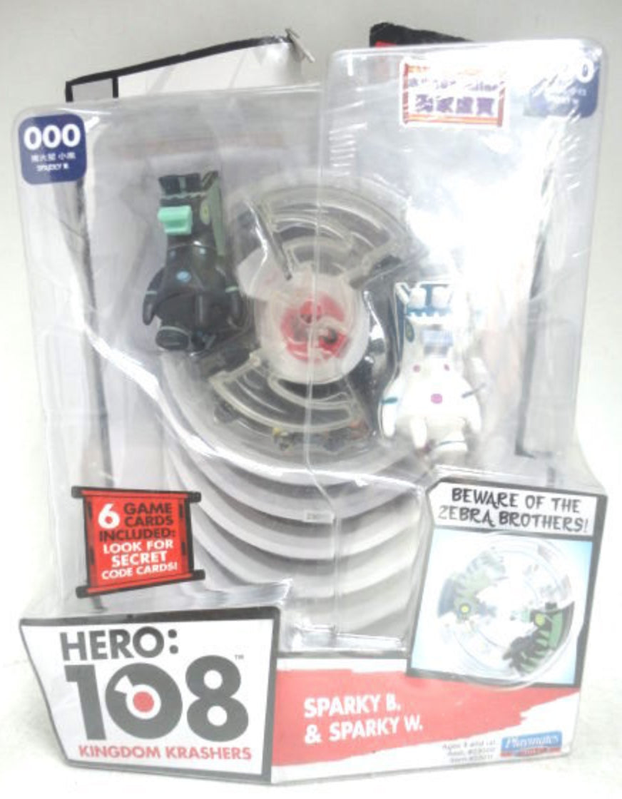 Hero 108 Kingdom Krashers 000 000 Sparky B. & Sparky W. Trading Figure