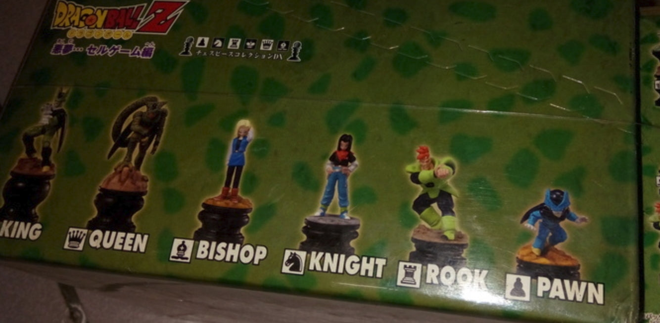 Bandai Dragon Ball Z Chess 12+2 Secret 14 Trading Figure Set