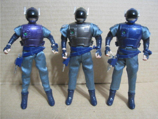 Bandai 1994 Metal Hero Series Blue Swat 3 Action Figure Used