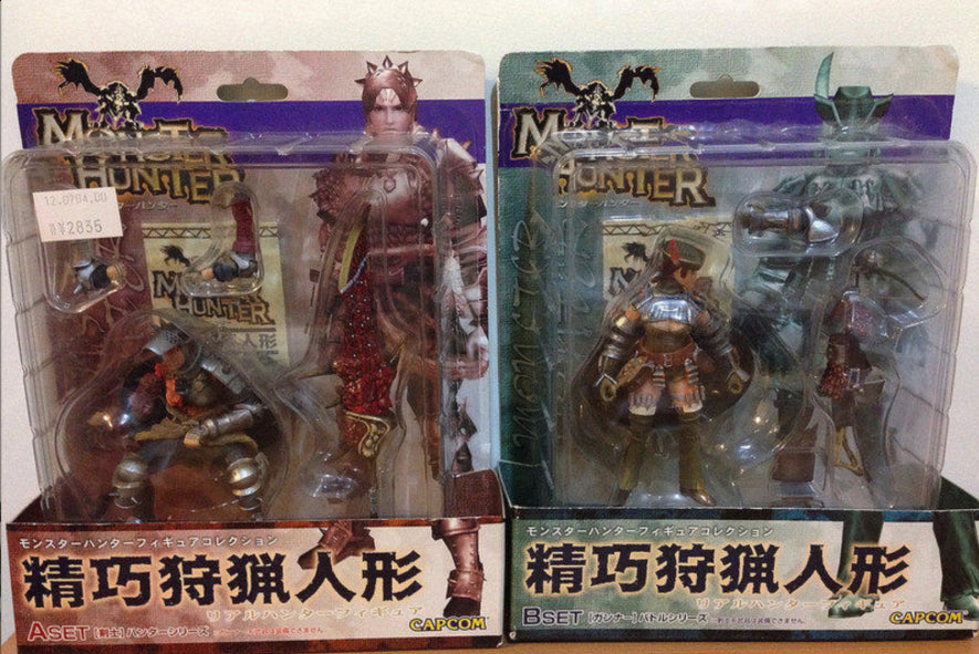 Capcom Monster Hunter Hunting Weapon Collecting Life Vol 1+2+3 29 & 2 Character Trading Figure Set