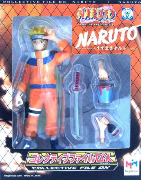 Megahouse 2006 Naruto Collective File DX 6" Uzumaki Naruto Action Figure