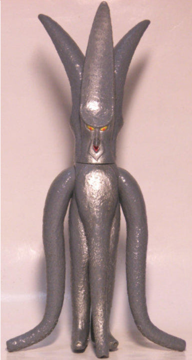 Bandai Godzilla Monster Kaiju Viras Silver Ver 9" Soft Vinyl Trading Collection Figure Used