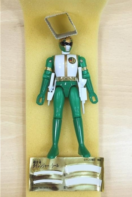 Bandai Power Rangers Gosei Sentai Dairanger Chogokin Green Fighter Action Figure Used