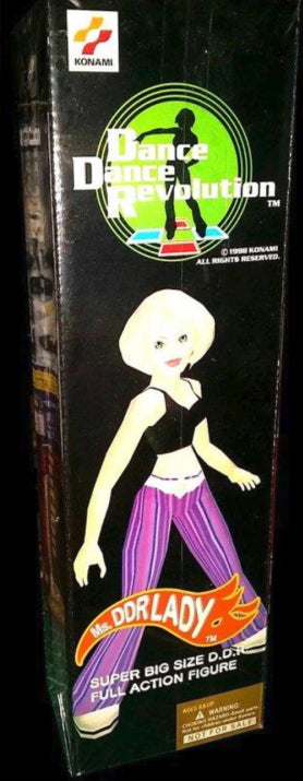 Konami 1/6 12" Dance Dance Revolution Super Big Size D.D.R. Ms. DDR Lady Full Action Figure