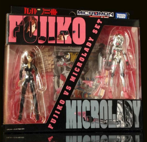 Takara Microman Micro Lupin SP Series ML-SP02 Fujiko VS Microlady Fujiko Action Figure