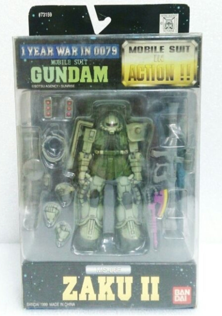 Bandai Mobile Suit in Action MSIA MIA Gundam Zaku MS-06F Figure
