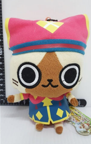 Banpresto Capcom Monster Hunter Nikki Poka Poka Airu Mura G Airou 6" Plush Doll Figure