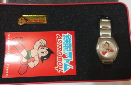 Tezuka Production Astro Boy Watch Authentic Metal Box Set Type G