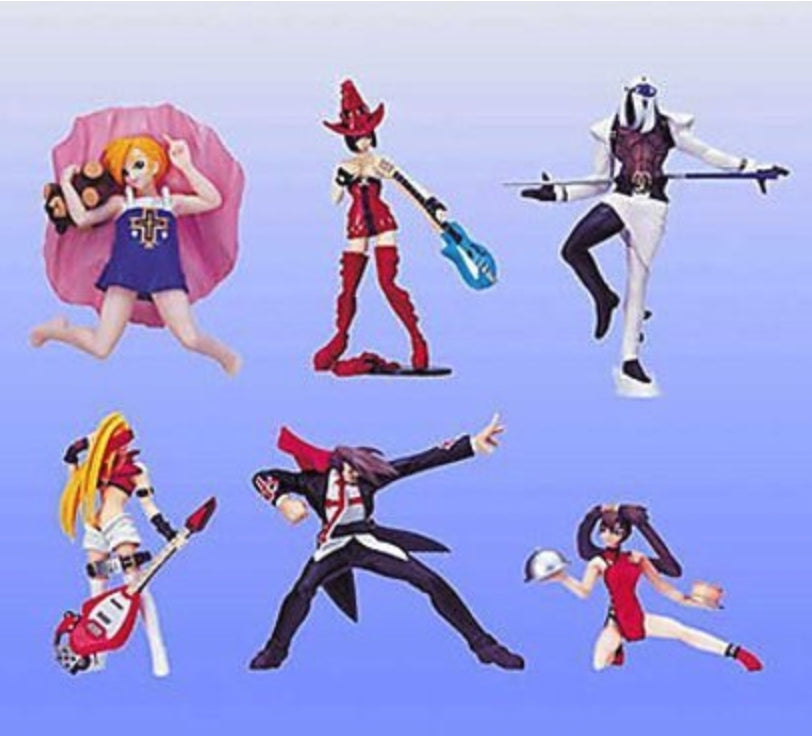 Yujin SR Gashapon Guilty Gear X GGX Part 3 6 Figure Set
