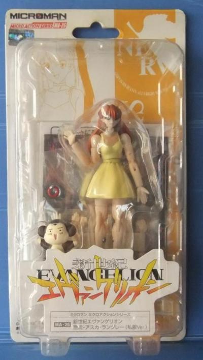 Takara 1/18 Microman Micro Action Series MA-26 Evangelion Asuka Figure