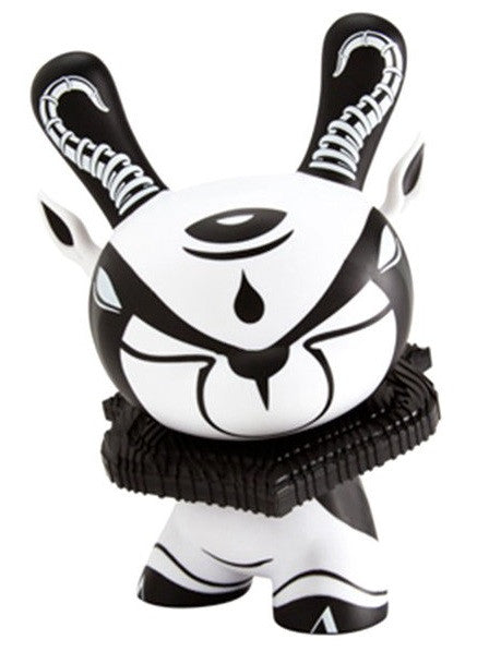 Kidrobot 2013 Colus Havenga Dunny The Hunted Black & White Ver 8" Vinyl Figure - Lavits Figure
