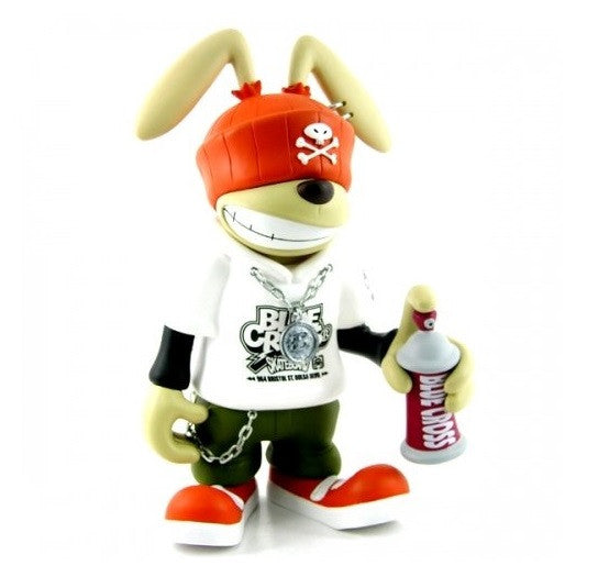 Toy2R 2006 Blue Cross Rabbit Logo Edition 8" Vinyl Figure - Lavits Figure
 - 1