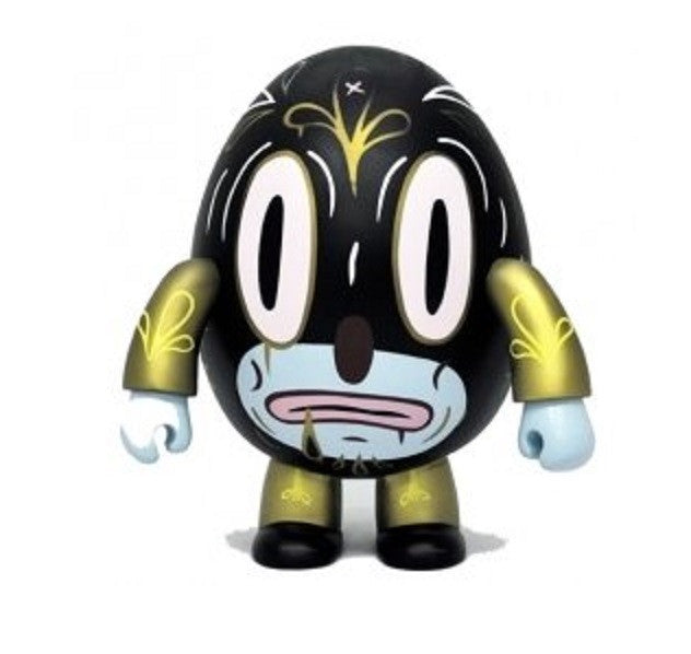 Toy2R 2006 Qee Gary Baseman Hump-Qee Dump-Qee Black Ver 8" Vinyl Figure - Lavits Figure
