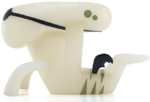 Pete Fowler 2006 Playbeast Monsterism Island Fire Bonefly GID Ver 5" Vinyl Figure - Lavits Figure
