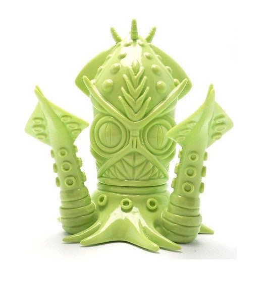 Wonderwall 2006 Frank Kozik KFGU Kaiju For Grown Ups Ika-Gilas Green Ver 5.5" Vinyl Figure - Lavits Figure