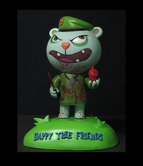 SEG Toys 2004 Happy Tree Friends SDCC Flippy Carve Your Heart Out Ver 6" Vinyl Figure - Lavits Figure
 - 1