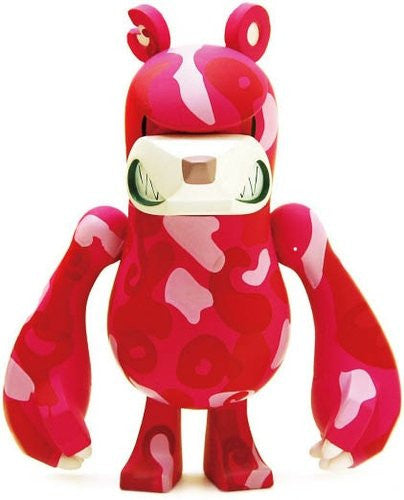 Wonderwall 2010 Touma Knuckle Bear Peace Bear Pink Ver. 6" Vinyl Figure - Lavits Figure
 - 1