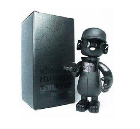 Mindstyle 2007 Michael Lau Crazysmiles Gardener DJ Tommy Black Panda Ver 6" Vinyl Figure - Lavits Figure
