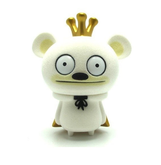 Toy2R 2010 David Horvath Bossy Bear & Friends King Bossy White Flocked Edition Ver 5" Vinyl Figure - Lavits Figure
 - 1
