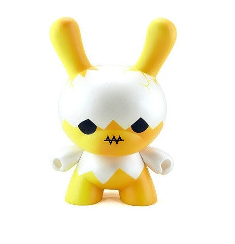 Kidrobot 2008 Devilrobots Dunny Eggy Yellow Ver 8" Vinyl Figure - Lavits Figure