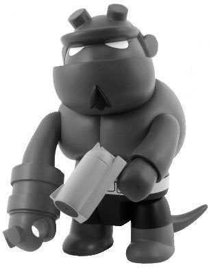 Toy2R Mike Mignola Hellboy Qee Collection Monochrome Ver. 8" Vinyl Figure - Lavits Figure
 - 1