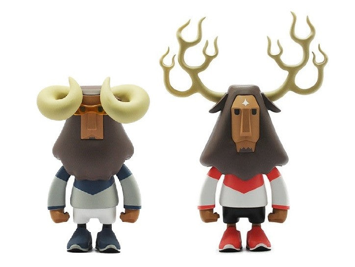Hands in Factory UpTeMPO RocKOON Fire Running Horns 2 5" Vinyl Figure Set - Lavits Figure